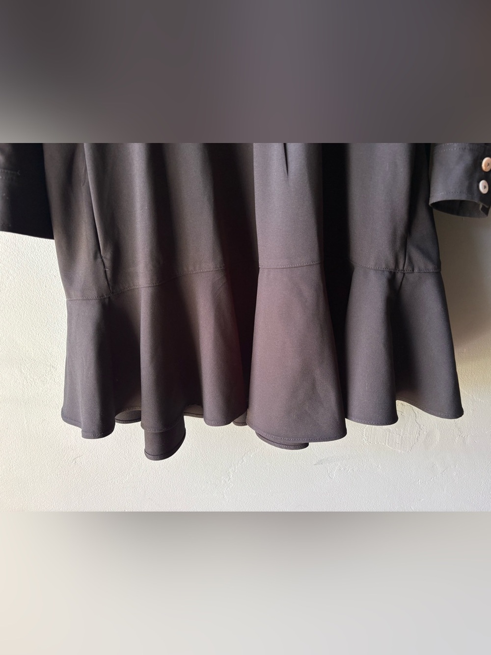 Tuckernuck Black Flutter Bottom Dress ~ Size S - Picture 4 of 9